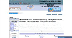 Desktop Screenshot of medicinesmexicorx.com